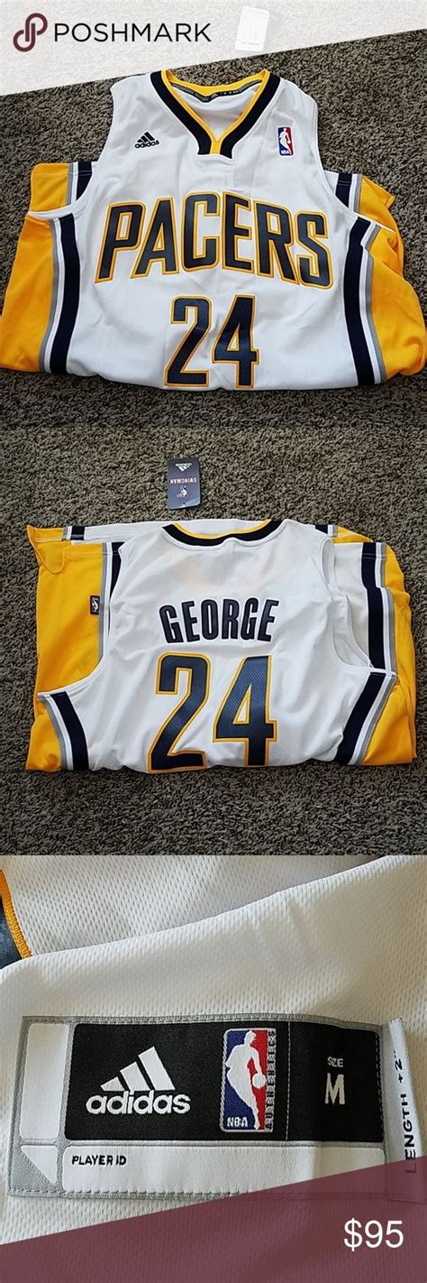 Indiana Pacers Jersey Paul George | Indiana pacers jersey, Adidas nba ...