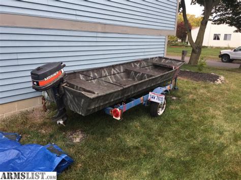 ARMSLIST - For Trade: 12 foot jon boat with trailer