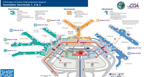 Delta Msp Terminal 1 Map