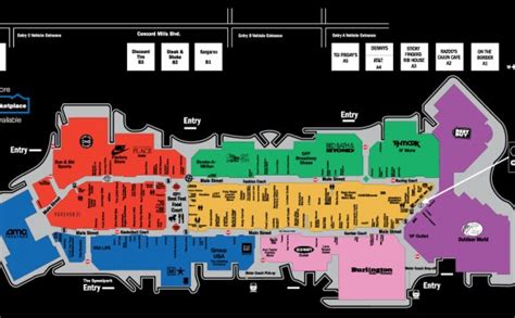 Great Lakes Crossing Store Map