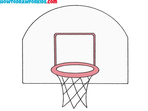 How to Draw a Basketball Hoop - Easy Drawing Tutorial For Kids