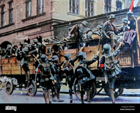 nazi members during the Beer Hall Putsch, Munich, Germany 1923 Stock ...