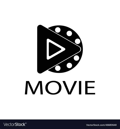 Movie logo design Royalty Free Vector Image - VectorStock