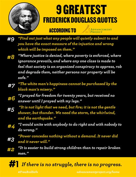 9 Greatest Frederick Douglass Quotes - Advancement Project ...