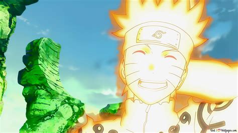 Naruto smiles in amusement 4K wallpaper download