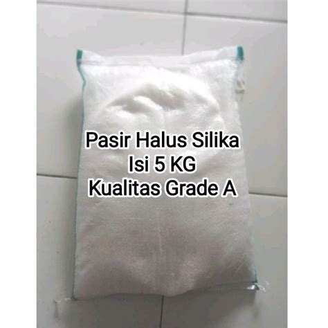 Jual Pasir Silika Putih Halus 5 KG, Pasir putih, Pasir Aquascape, Pasir ...