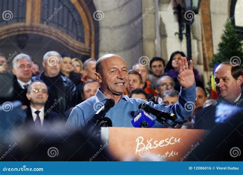 Traian Basescu editorial photo. Image of democratic, referendum - 12086016