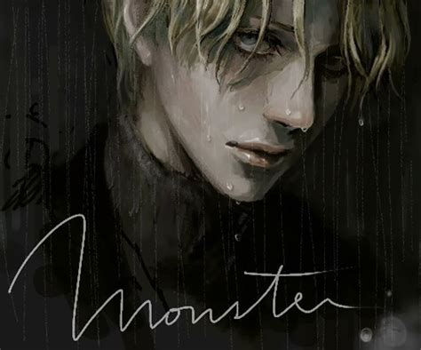 Fan art by Demian: Johan Liebert from Monster (manga by Urasawa Naoki) | Anime monsters, Monster ...