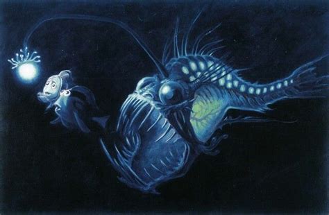 Finding Nemo | Pixar concept art, Angler fish art, Disney concept art