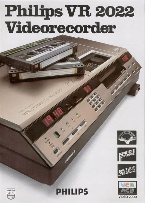 Rembobiner l'histoire de la cassette vidéo V2000