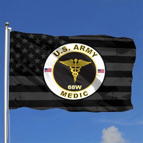 US Army MOS 68W Medic Flag Outdoor Flags Banner Breeze Flag - Walmart.com