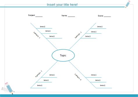 Spider Map Graphic Organizer - Free Templates