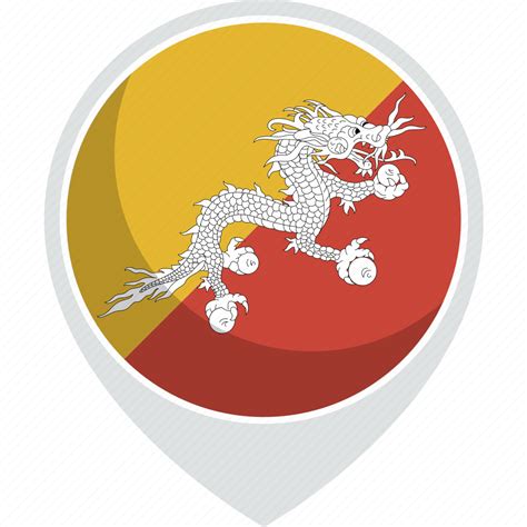 Bhutan, country, flag, nation icon - Download on Iconfinder