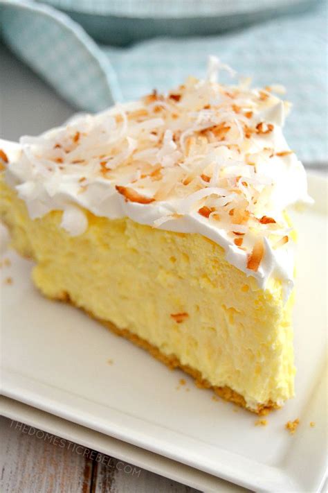 Easy Coconut Cream Pie | The Domestic Rebel