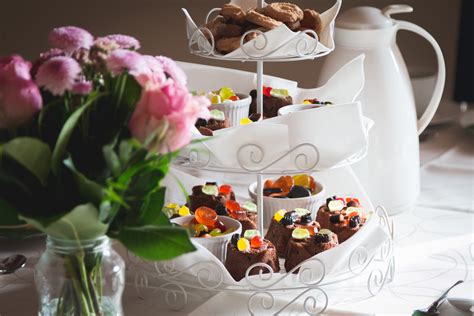 Free Images : table, vase, meal, food, dessert, flowers, pastries, cookies, sweets, party ...