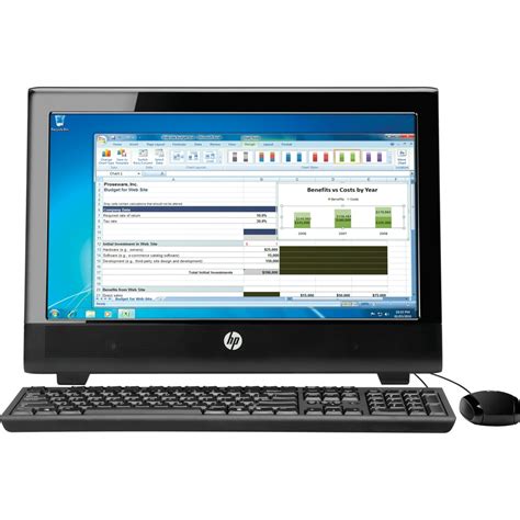 HP Business Desktop 20" All-In-One Computer, AMD E-350, 2GB RAM, 250GB ...