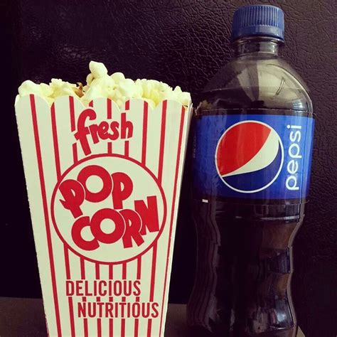 Pepsi + Popcorn = awesomeness | Pepsi, Delicious, Nutritious