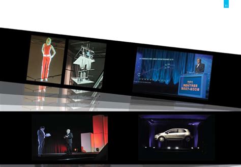 Large 3D Holographic projection Life size scaled- Glimm Display