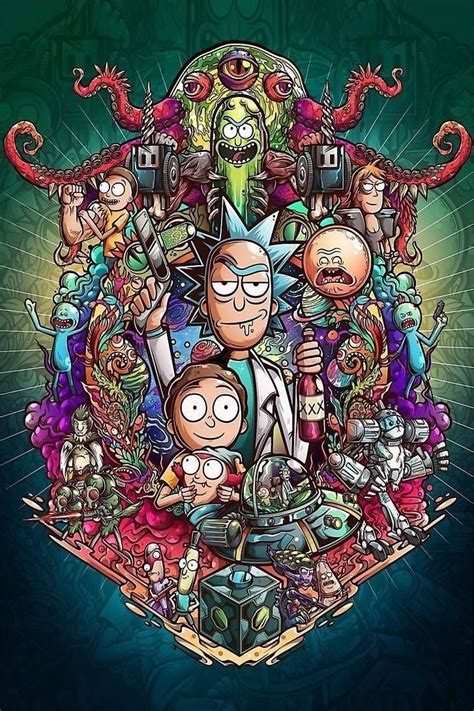 Rick & Morty | Papel de parede psicodelico, Wallpaper de desenhos animados, Papeis de parede ...