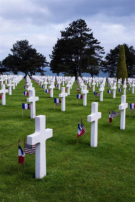 Omaha Beach Cemetery by Michael Avina