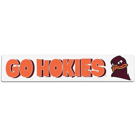 Virginia Tech "Go Hokies" Magnet – Campus Emporium