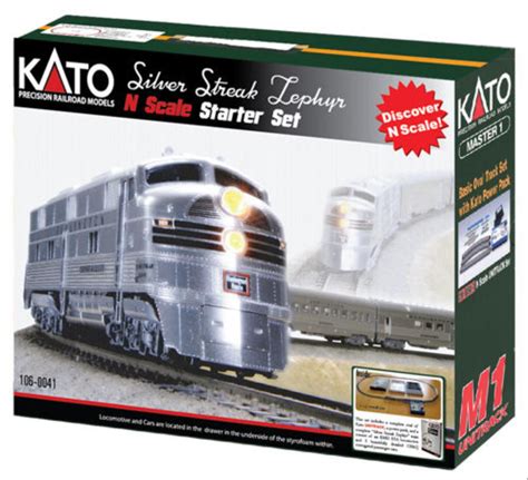 Silver Streak Zephyr Starter Set-Kato-106-0041