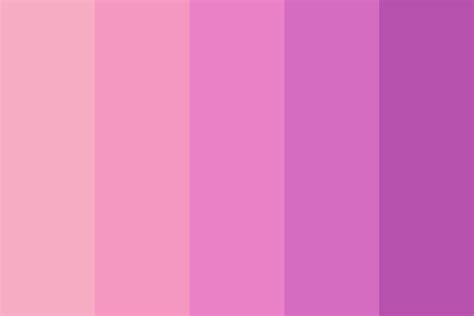 pink to magenta Color Palette