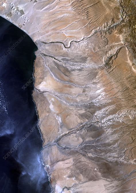 Atacama Desert, satellite image - Stock Image - E620/0489 - Science Photo Library