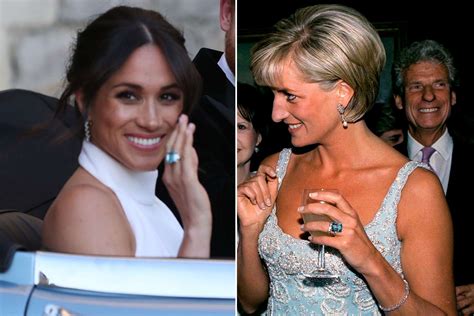 Meghan Markle Wears Princess Diana's Aquamarine Ring in New York City