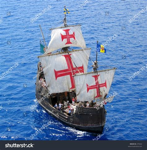 Replica Christopher Columbus Ship Santa Maria Stock Photo 275922 ...