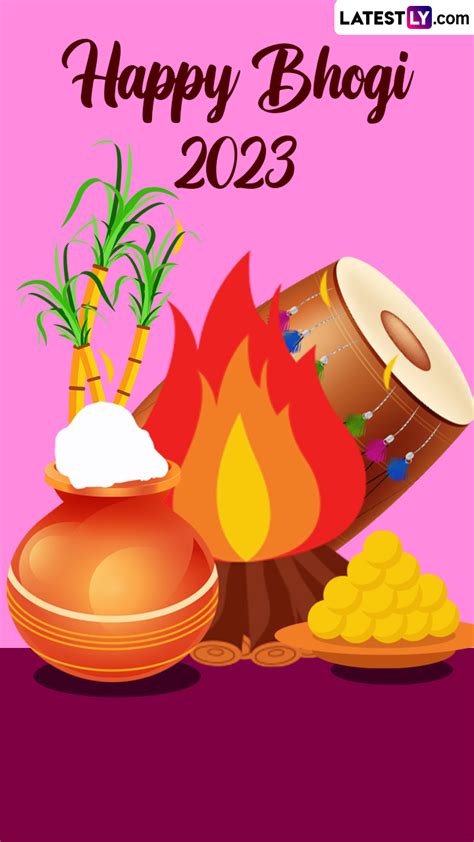 Happy Bhogi 2023 Greetings, Images and Messages For Loved Ones | 🙏🏻 ...