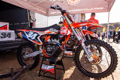 Benny Bloss' Rocky Mountain ATV/MC KTM 250 SX-F - 2017 KTM Supercross Factory and Support Team ...