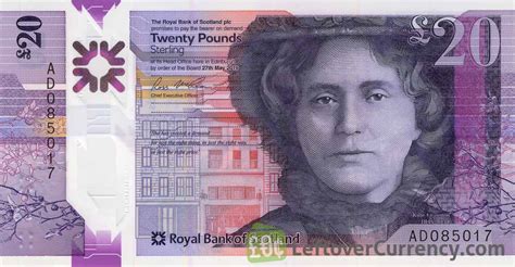 Clydesdale Bank 20 Pounds banknote (polymer) - Exchange yours