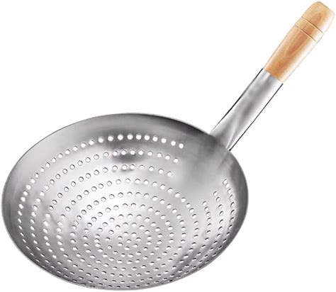 Food Strainer Set Kitchen Stainless Steel Wire Strainer Stainless Steel Wooden Handle Strainer ...