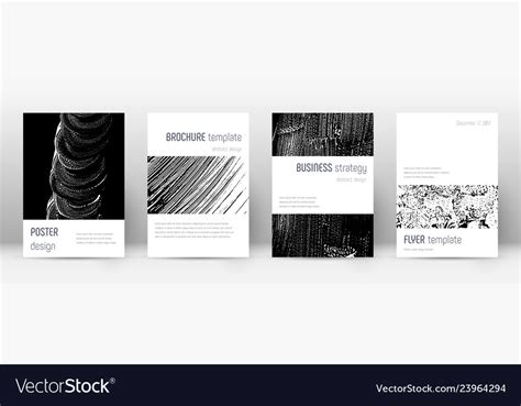 Cover page design template minimalistic brochure Vector Image