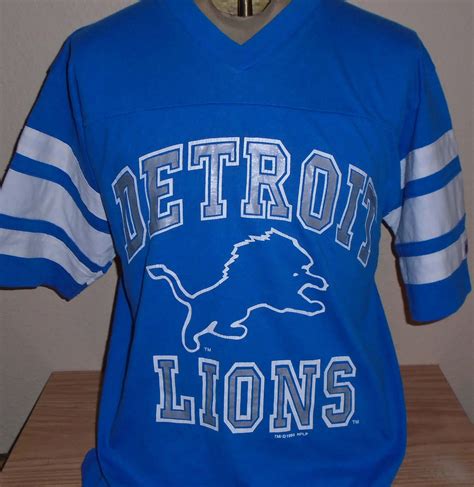 vintage 1990s Detroit Lions football jersey t shirt Large by ...