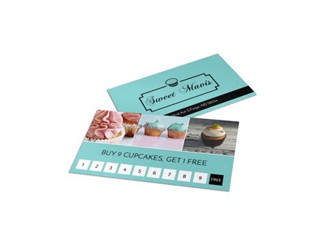 Bakery Loyalty Card Templates | MyCreativeShop