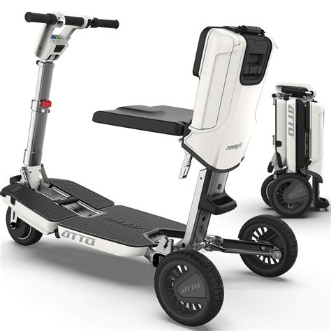 Buy ATTO Folding Travel Powered Mobility Scooter by MovingLife, Full-Size Portable Electric ...