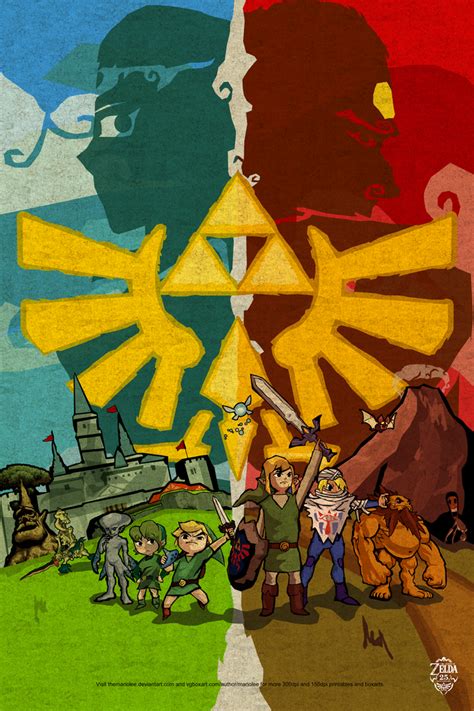 Ocarina of Time Stylized Poster by TheMariolee on DeviantArt