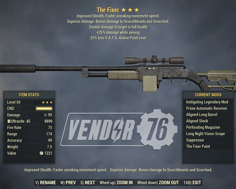 Fallout 76 - Super RARE - Railway Pipe Rifle Hybrid - FO76 - PC - Fast ...