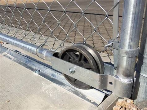 Chain Link Fence Gate for Sites of Temporary Chain Link Fence Usage