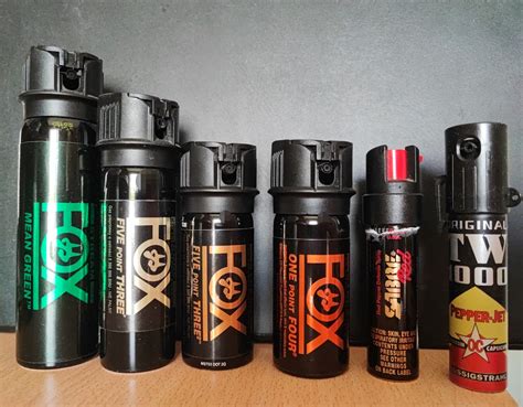 Which one of these OC spray would you carry for EDC ? : r/CCW