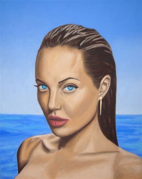 Angelina Jolie Portrait Painting Clip Art Library 4312 | Hot Sex Picture