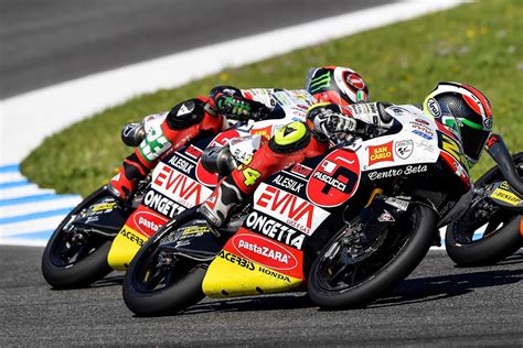 Honda’s top four Moto3 riders crash out in a turn-six pile-up