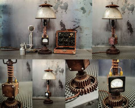 Steampunk lighting, steampunk furniture