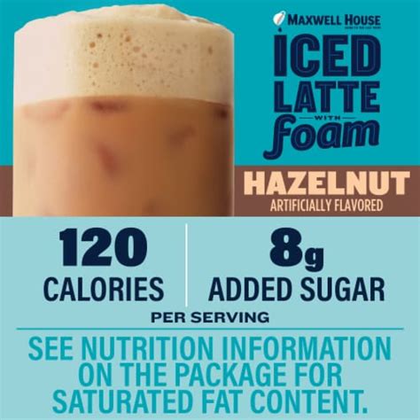 Maxwell House Hazelnut Iced Latte with Foam Instant Coffee, 5.82 oz - Pick ‘n Save