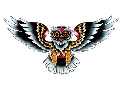 Evil Owl Tattoo - ClipArt Best