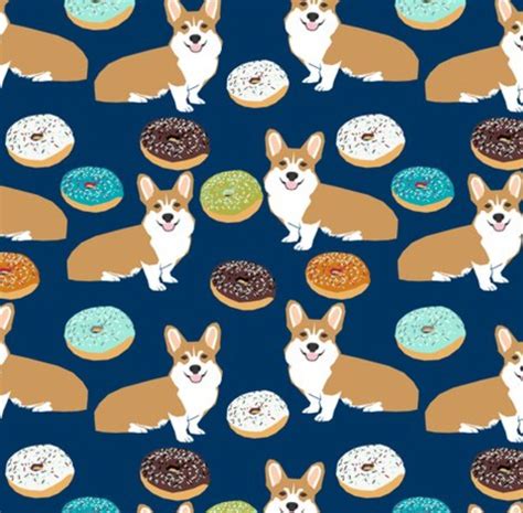 Pin by Kathy Sliskevics Maloney on Animals In Art Again | Corgi wallpaper, Cat pattern wallpaper ...