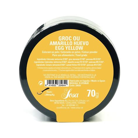Egg Yolk Yellow Colouring Powder
