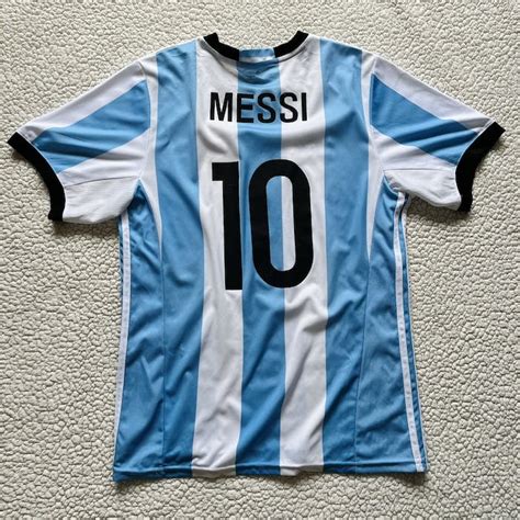 Adidas Lionel Messi Argentina Soccer Jersey - Home Team | Grailed